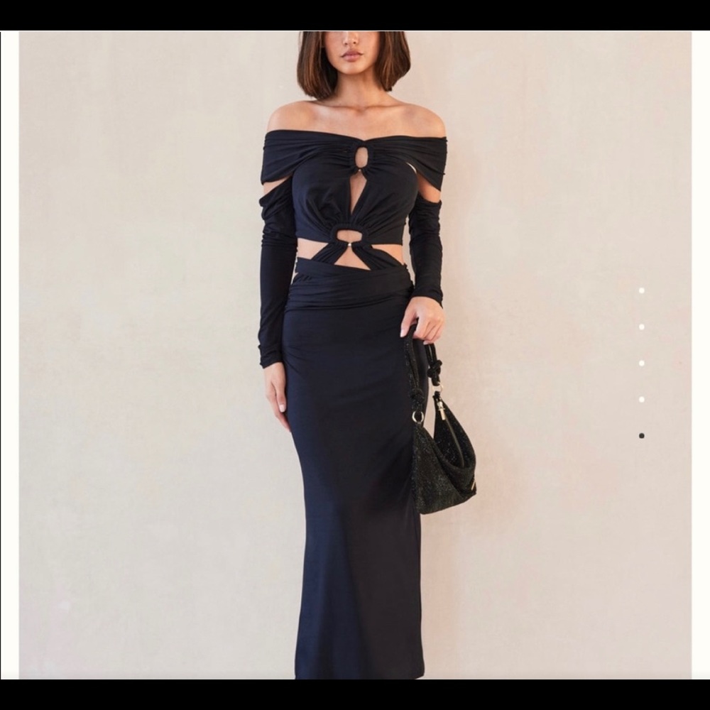 SOLD Cult Gaia black gown new with tag